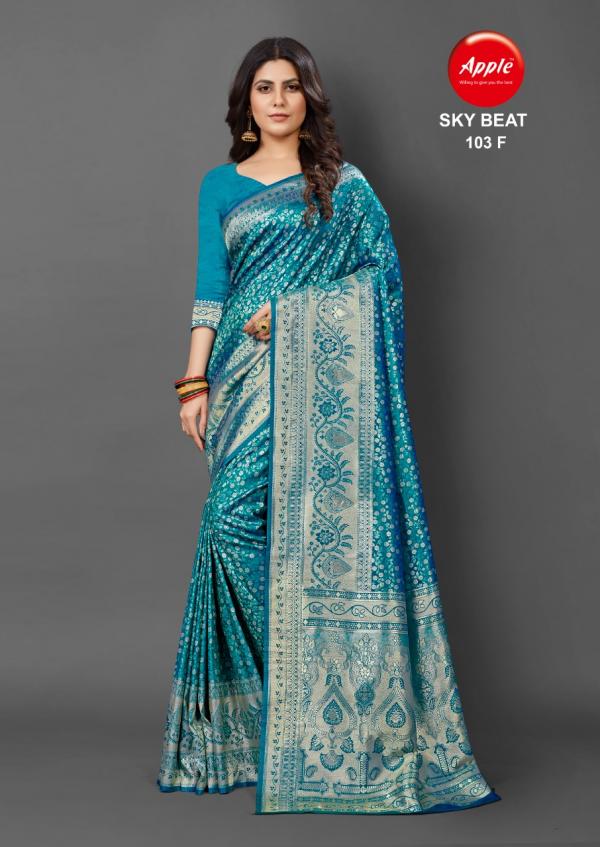 Apple Sky Beat 103 Festival Wear Silk Saree Collction